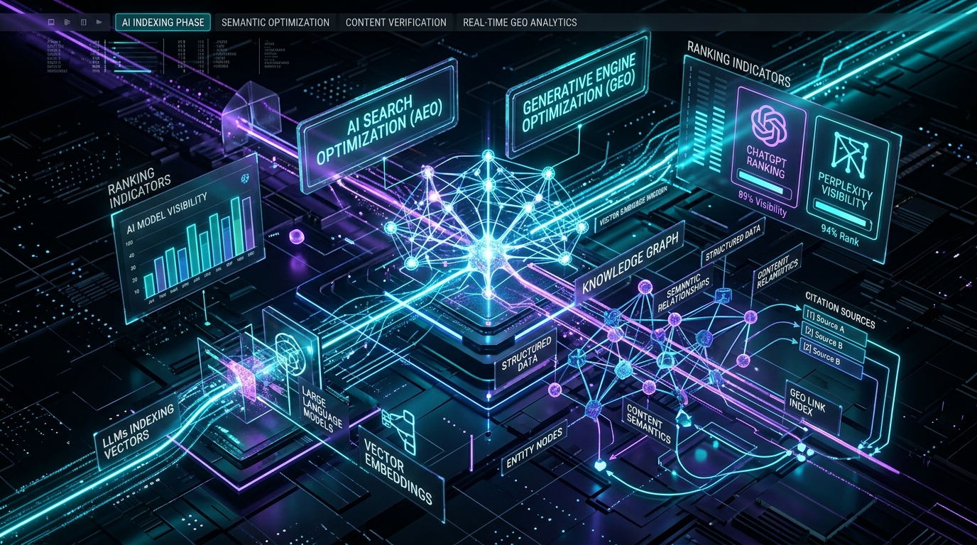 Generative Engine Optimization (GEO & AEO): How to Rank in ChatGPT, Perplexity & Google AI Overviews