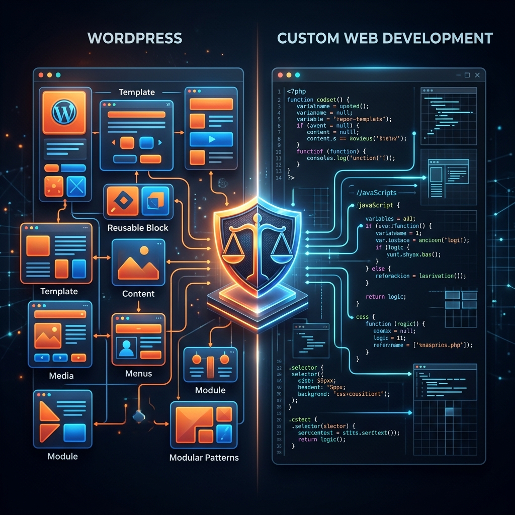 WordPress vs Custom Web Application